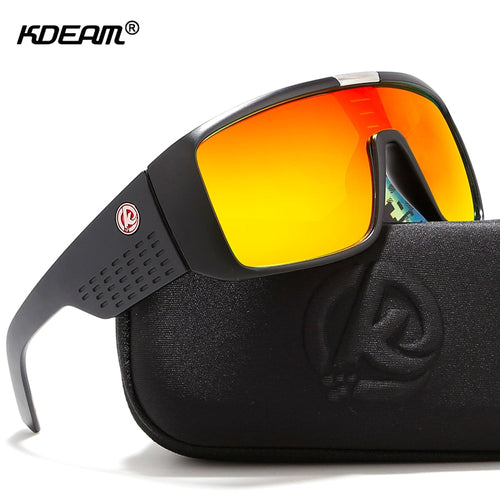 KDEAM Bold Shield Polarized Sunglasses For Men