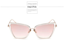 Load image into Gallery viewer, HAPIGOO New Brand Designer Cat Eye Sunglasses For Women