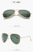 Load image into Gallery viewer, KDEAM Air Force Pilot Polarized Sunglasses For Men